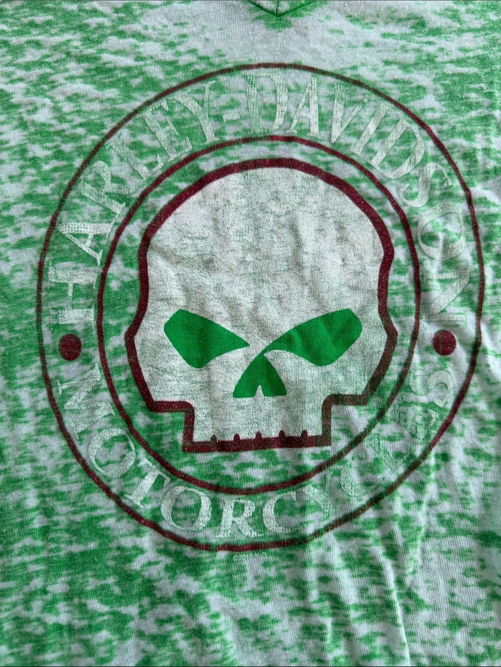 NWOT Harley-Davidson V-Neck Tee - Picture 2 of 4